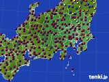 関東・甲信地方のアメダス実況(日照時間)(2023年05月24日)