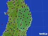 岩手県のアメダス実況(日照時間)(2023年05月24日)