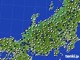 北陸地方のアメダス実況(風向・風速)(2023年05月24日)