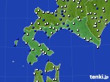 2023年05月24日の道南のアメダス(風向・風速)