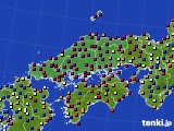 2023年05月25日の中国地方のアメダス(日照時間)