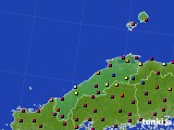 2023年05月27日の島根県のアメダス(日照時間)