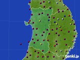 2023年05月27日の秋田県のアメダス(日照時間)