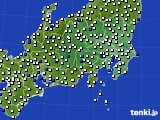 関東・甲信地方のアメダス実況(風向・風速)(2023年05月27日)