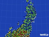 東北地方のアメダス実況(日照時間)(2023年05月28日)