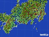 2023年05月28日の東海地方のアメダス(日照時間)