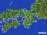 2023年05月28日の近畿地方のアメダス(日照時間)