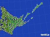 2023年05月29日の道東のアメダス(風向・風速)
