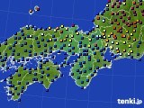 2023年05月30日の近畿地方のアメダス(日照時間)