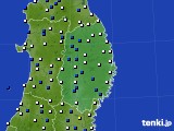 2023年05月30日の岩手県のアメダス(風向・風速)