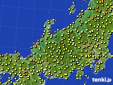 北陸地方のアメダス実況(気温)(2023年06月01日)