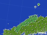 2023年06月01日の島根県のアメダス(風向・風速)