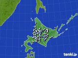 北海道地方のアメダス実況(降水量)(2023年06月03日)