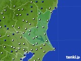 2023年06月03日の茨城県のアメダス(風向・風速)