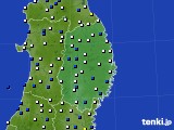 岩手県のアメダス実況(風向・風速)(2023年06月03日)