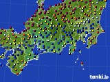2023年06月04日の東海地方のアメダス(日照時間)