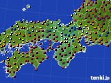 2023年06月07日の近畿地方のアメダス(日照時間)