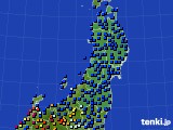 東北地方のアメダス実況(日照時間)(2023年06月09日)