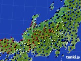 2023年06月09日の北陸地方のアメダス(日照時間)