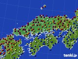 中国地方のアメダス実況(日照時間)(2023年06月09日)