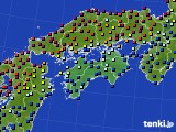 四国地方のアメダス実況(日照時間)(2023年06月09日)