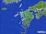 2023年06月10日の九州地方のアメダス(降水量)