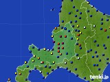 2023年06月10日の道央のアメダス(日照時間)
