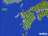 九州地方のアメダス実況(気温)(2023年06月10日)