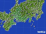 東海地方のアメダス実況(風向・風速)(2023年06月10日)