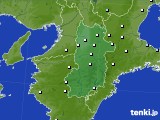 奈良県のアメダス実況(降水量)(2023年06月11日)