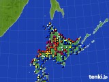 2023年06月11日の北海道地方のアメダス(日照時間)