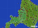 2023年06月11日の道央のアメダス(日照時間)