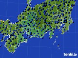 2023年06月12日の東海地方のアメダス(日照時間)