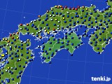 四国地方のアメダス実況(日照時間)(2023年06月12日)