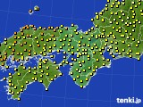 近畿地方のアメダス実況(気温)(2023年06月12日)