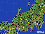 2023年06月13日の北陸地方のアメダス(日照時間)