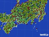 2023年06月13日の東海地方のアメダス(日照時間)