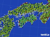 四国地方のアメダス実況(日照時間)(2023年06月13日)