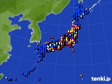 アメダス実況(日照時間)(2023年06月13日)