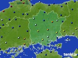 2023年06月13日の岡山県のアメダス(日照時間)