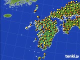 九州地方のアメダス実況(気温)(2023年06月13日)