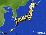 アメダス実況(気温)(2023年06月14日)