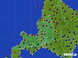 2023年06月15日の道央のアメダス(日照時間)