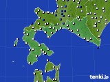 2023年06月15日の道南のアメダス(風向・風速)