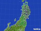 東北地方のアメダス実況(降水量)(2023年06月16日)