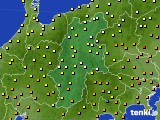 長野県のアメダス実況(気温)(2023年06月16日)