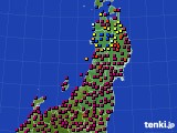 東北地方のアメダス実況(日照時間)(2023年06月17日)