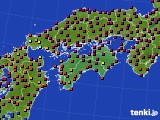 2023年06月17日の四国地方のアメダス(日照時間)