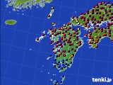 九州地方のアメダス実況(日照時間)(2023年06月17日)