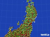 東北地方のアメダス実況(気温)(2023年06月17日)